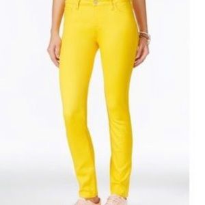 Women’s Celebrity pink skinny jean in yellow size 16 mew without tag